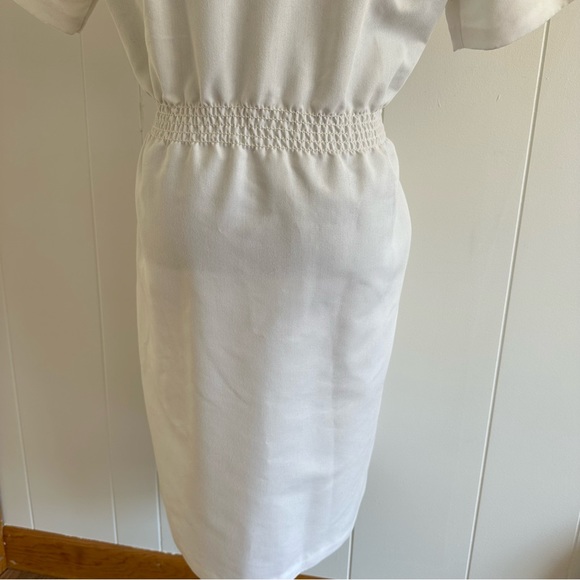 Vintage Off White Midi Dress - Picture 9 of 13
